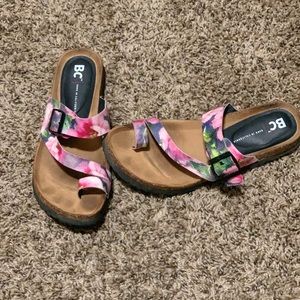 Bc floral sandals